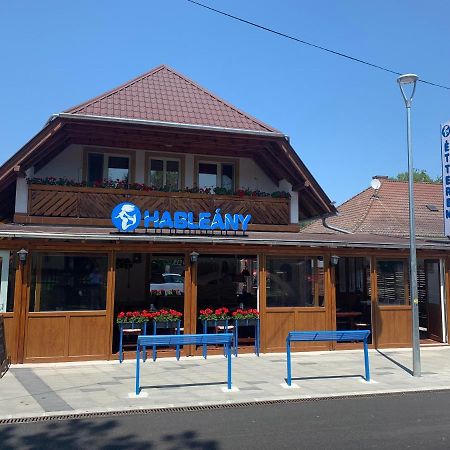 Hableany Etterem, Pizzeria Es Vendeghaz Bed & Breakfast Balatonmariafurdo Exterior photo